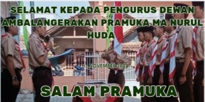 KEGIATAN PELANTIKAN KEPENGURUSAN PRAMUKA MA NURUL HUDA